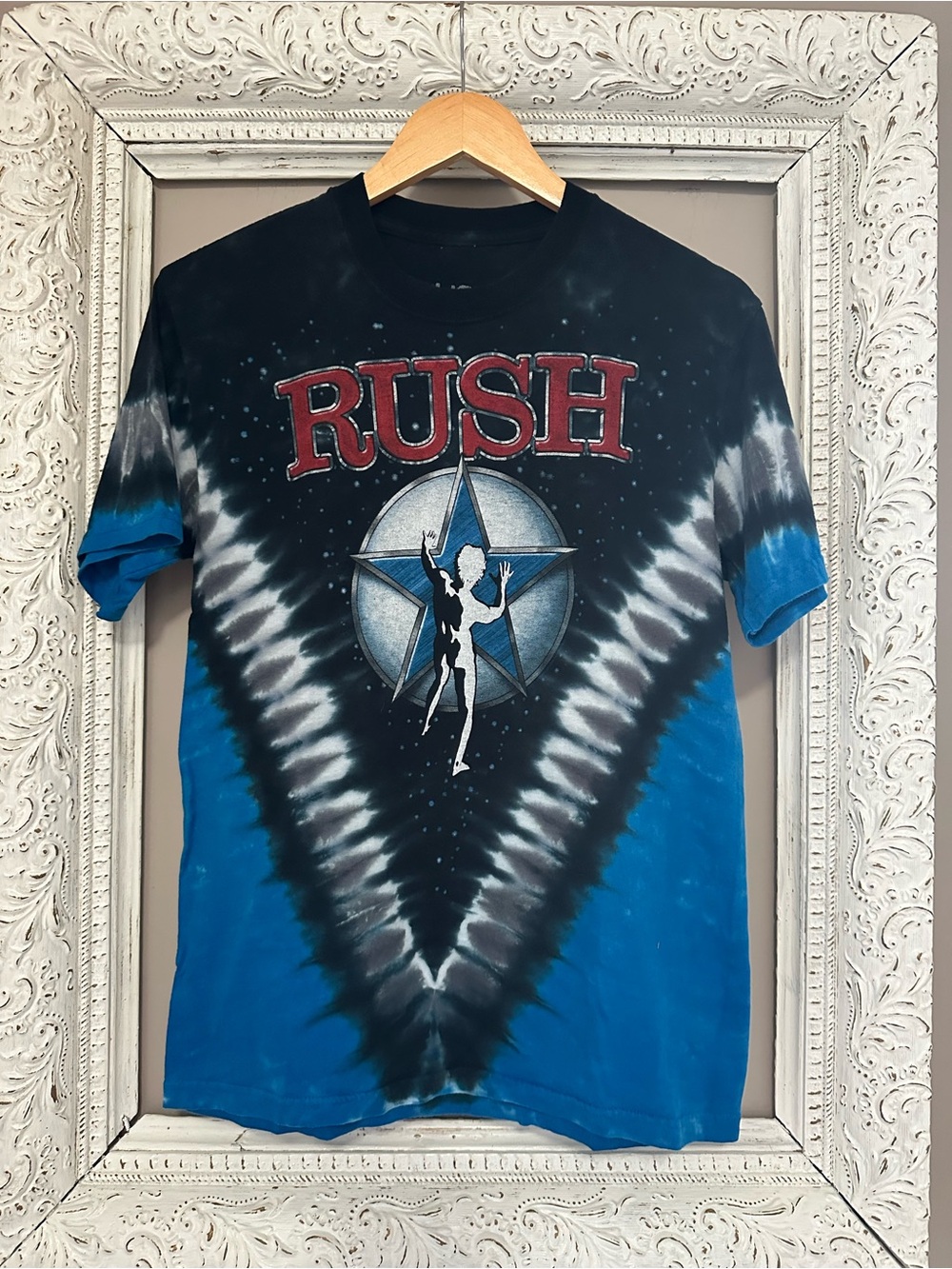 Rush Tie-Dye Graphic Tee - Liquid Blue